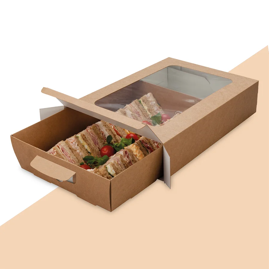 kraft-sandwich-platter-box-with-window