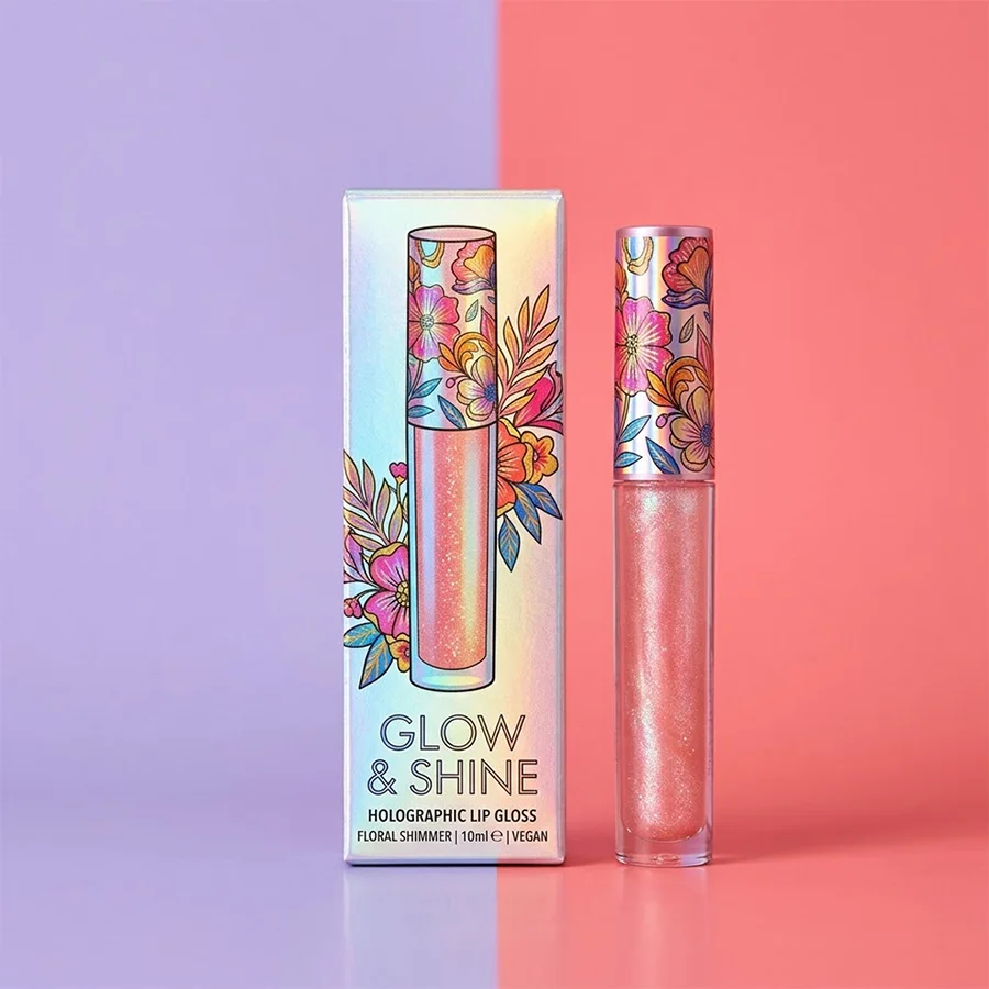 holographic-lip-gloss-boxes-wholesale