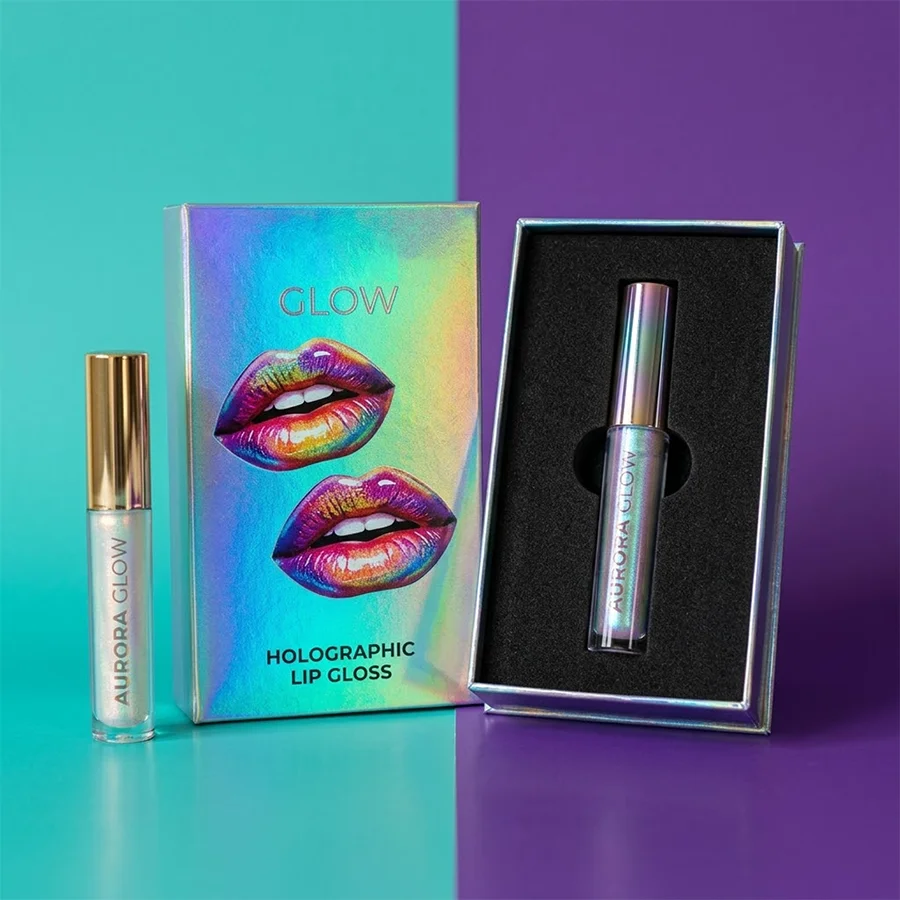 Holographic Lip Gloss Boxes