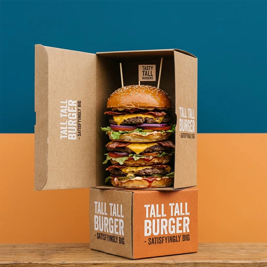 Tall Burger Boxes